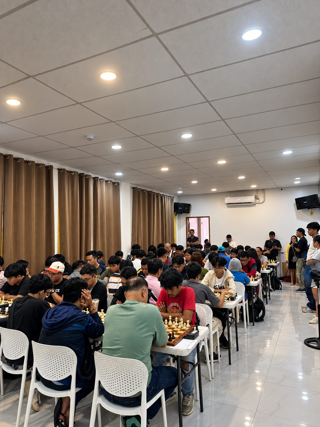Special thanks to the titled players and master caliber players who traveled from different places to play at Mastermind Chess Café.